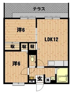 本郷ハイツH【1階】の間取り