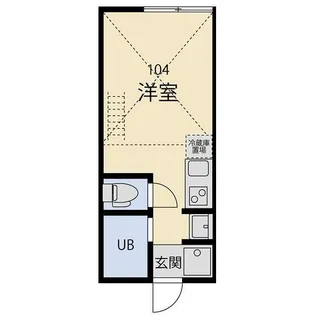 ルヴァンス二俣川【107号室】の間取り