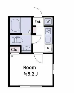 クレストコート希望ヶ丘【101号室】の間取り