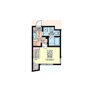 フォーマルハウト二俣川I【202号室】の間取り