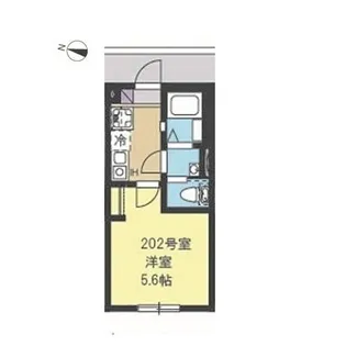 FLAT SEYA【0202号室】の間取り