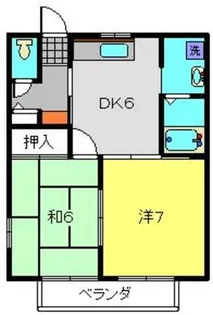 コーポアネスト【2階】の間取り