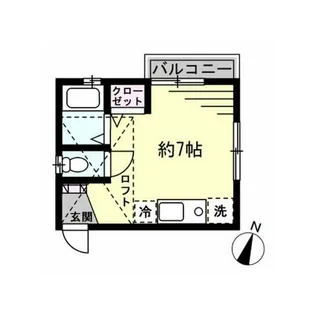 スクウェア二俣川【1階】の間取り