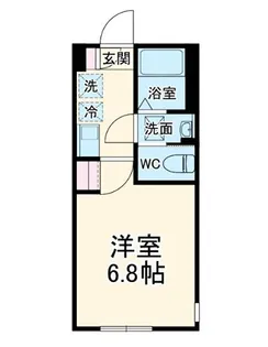 鶴ヶ峰シエル【1階】の間取り