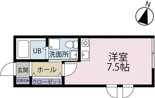 カーサ・ナツーラ【105号室】の間取り