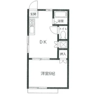 メゾン・デ・ベール【1号室】の間取り