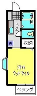 メゾンパークスN【101号室】の間取り