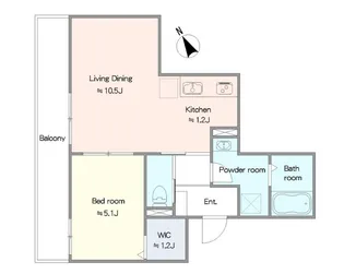 ROZE MAISON【201号室】の間取り