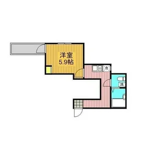 ベスト上星川(ベストカミホシカワ)【301号室】の間取り