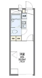 レオパレスコートサイド【2階】の間取り