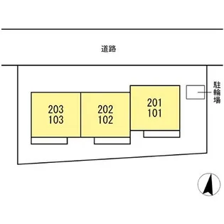 ソレアード緑園II102【1階】の外観