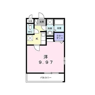 さくらテラス【201号室】の間取り