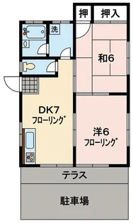 第一内田ハイム【101号室】の間取り