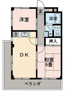 ルミネイトウ【2階】の間取り