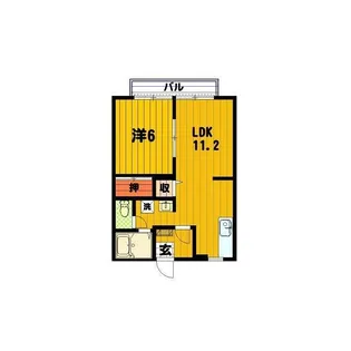 本郷ハイツG【2階】の間取り
