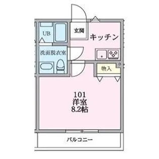 Maison Lien【101号室】の間取り
