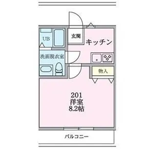 Maison Lien【201号室】の間取り
