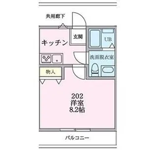 Maison Lien【202号室】の間取り