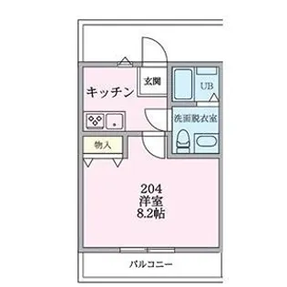 Maison Lien【204号室】の間取り