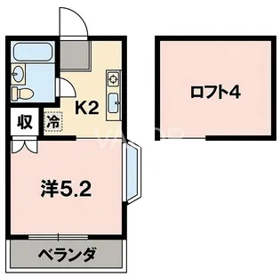 アルコープ笹野台【203号室】の間取り