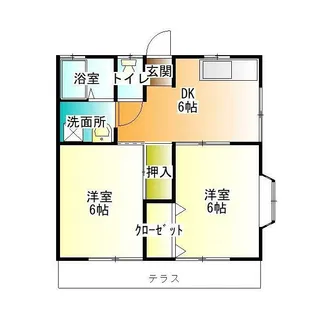 マルベリーハイツII【2階】の間取り