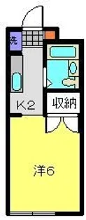 スターハイム【1F号室】の間取り