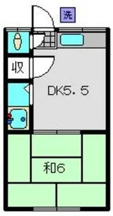 岡村荘(小野町)【0203号室】の間取り