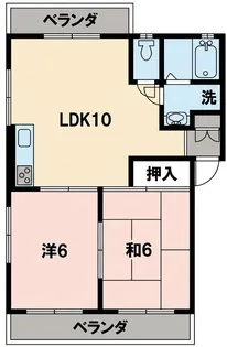 シティーハイム【302号室】の間取り