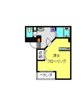 Friendly【201号室】の間取り
