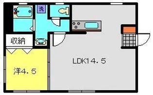 ミューズ白ゆり【3D号室】の間取り