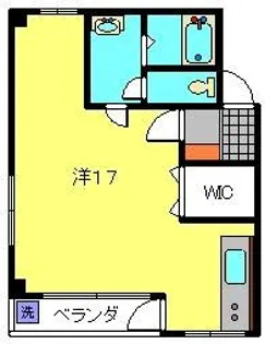 クリフサイド神尾【401号室】の間取り