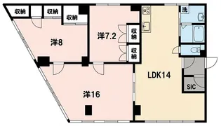 ミヤガワビル【3F号室】の間取り