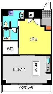 クレストK2【2階】の間取り