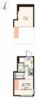 ティアラ新川崎【205号室】の間取り