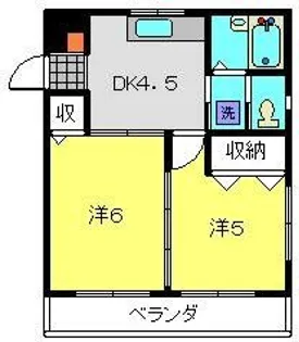 平井ビル【203号室】の間取り