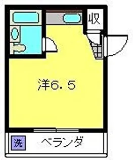 コーポ栗原【101号室】の間取り