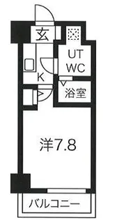 スパシエソリデ横浜鶴見【5階】の間取り