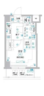 セジョリ横浜鶴見Ⅲ【2階】の間取り