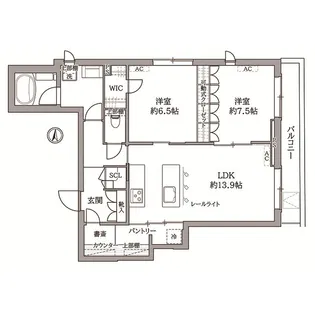 Ra Lux【2階】の間取り