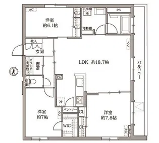 Ra Lux【3階】の間取り