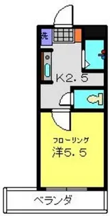 エスコートパレス江洋【4階】の間取り