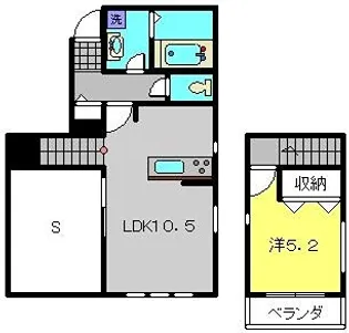 Halelea【1階】の間取り