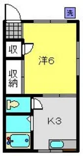 サンビレイ1【105号室】の間取り