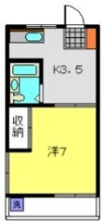 サンビレイ31【1階】の間取り