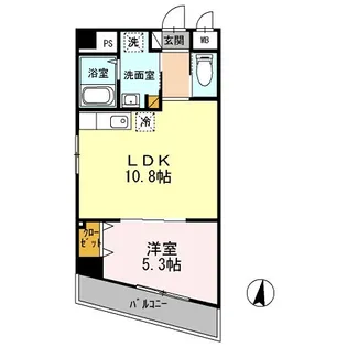 エスポワール多摩川【2階】の間取り