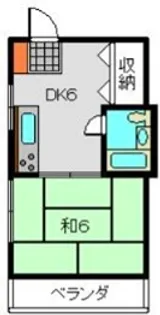 第二鶴見荘【3階】の間取り