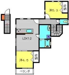 東寺尾6丁目アパート【2階】の間取り