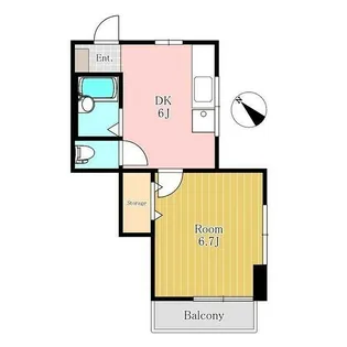 第2平井ハイツ【2階】の間取り