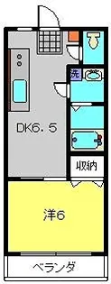 パークサイド大師【3階】の間取り