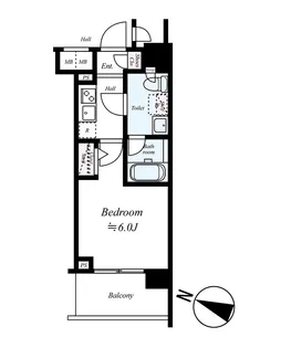 メインステージ川崎ウエスト【703号室】の間取り